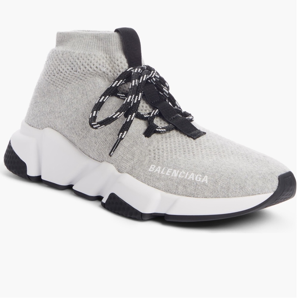 Balenciaga - Mid Speed Lace-Up Sneaker, Women’s US 9